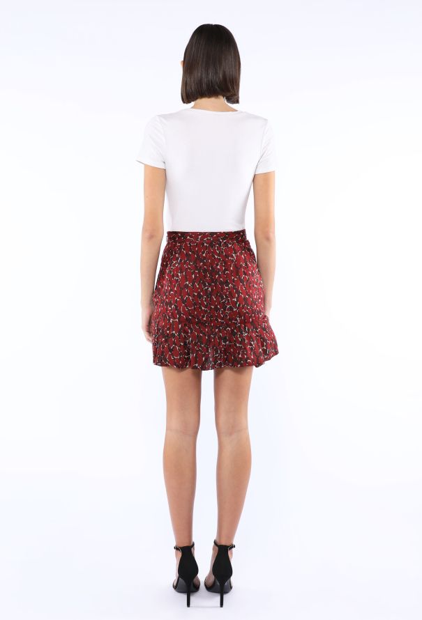 Saint Laurent Printed Ruffle Skirt, 2025 - 4