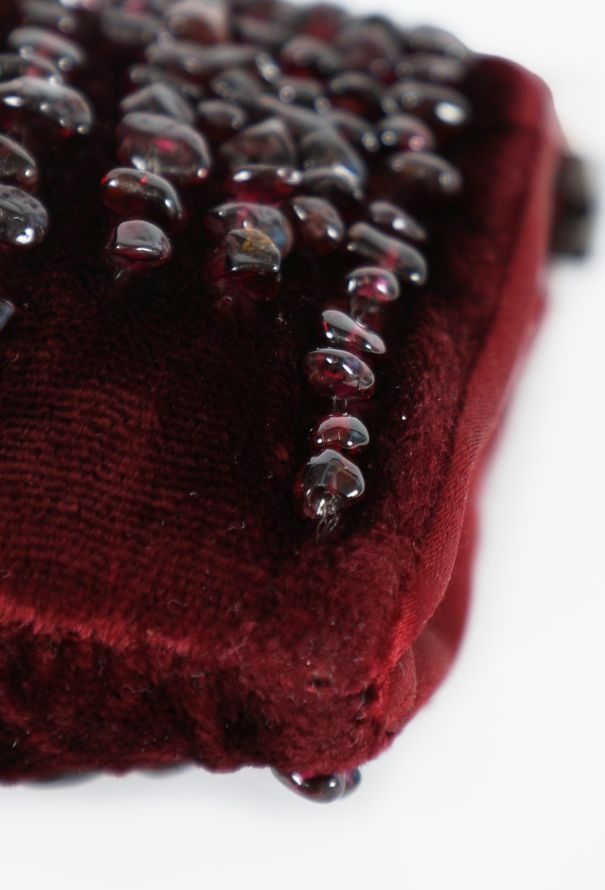 Gucci Embellished Velvet Clutch, 1999 - 8