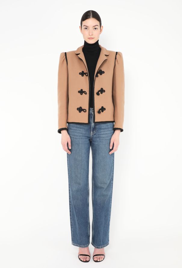 Saint Laurent Collector F/W 1982 Braided Toggle Jacket - 4