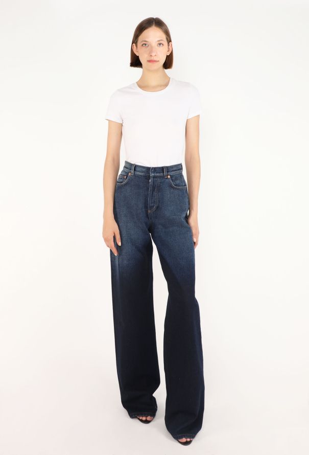 Dior Dark-Washed Ombré Jeans, 2023 - 3