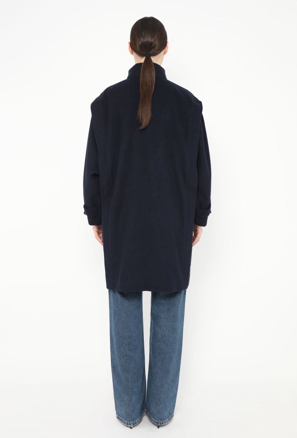 Céline Vintage Felted Military Jacket - 7