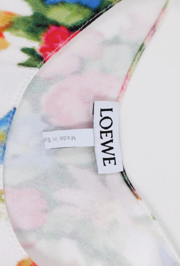 Loewe F/W 2024 Asymmetrical Silk Dress - 6