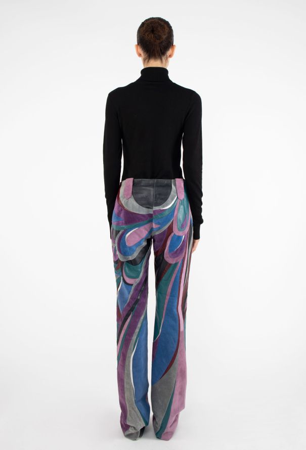 Dolce & Gabbana RARE S/S 2002 Leather Patchwork Pants - 5