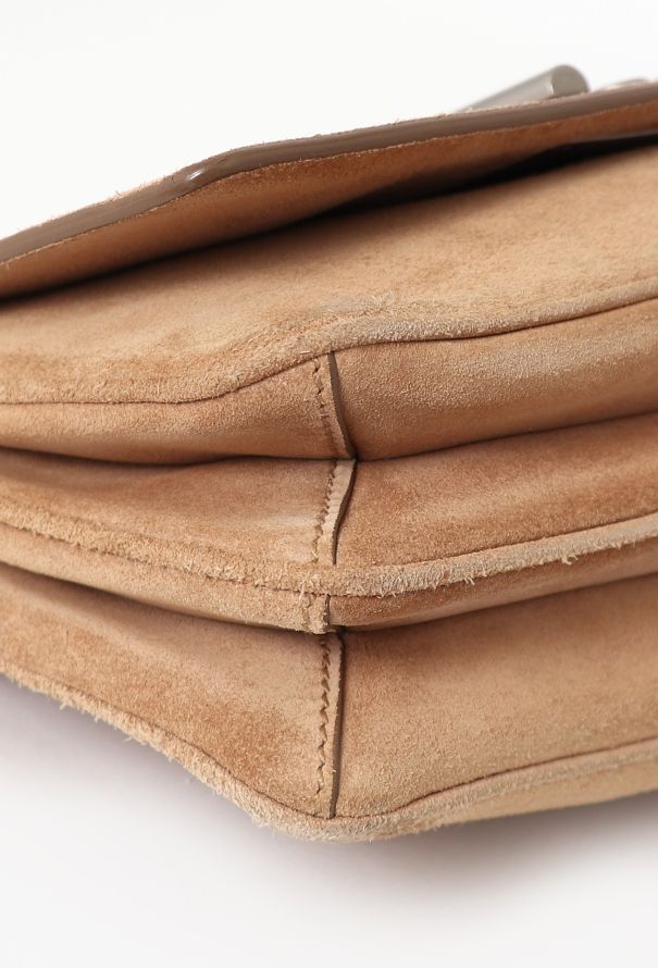 Prada Brown Suede Shoulder Bag - 8