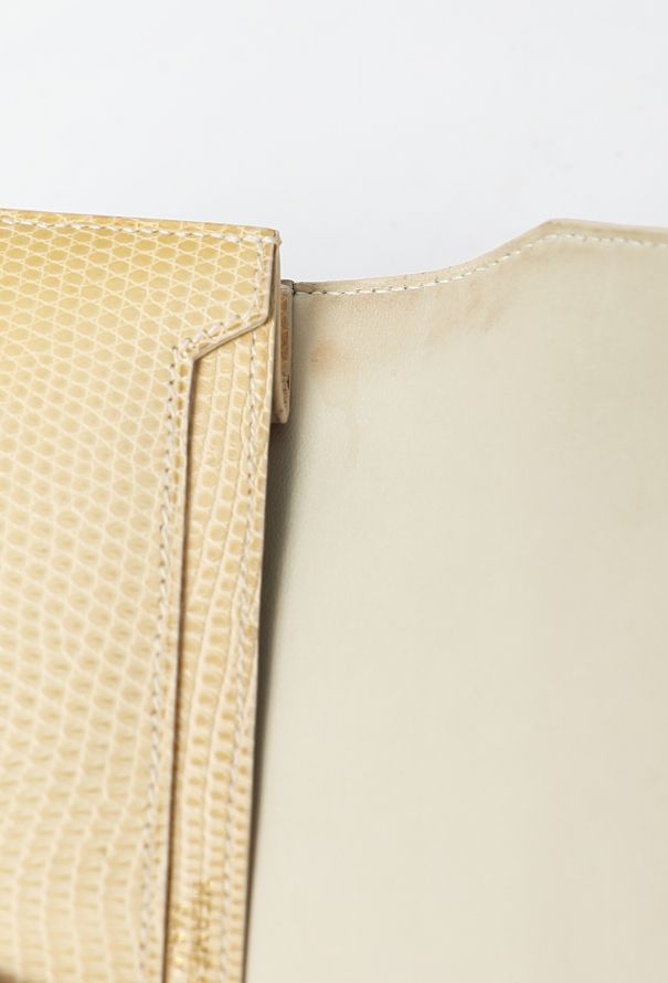 Hermès Rare 1997 Varanus Niloticus Cadenas Clutch - 12