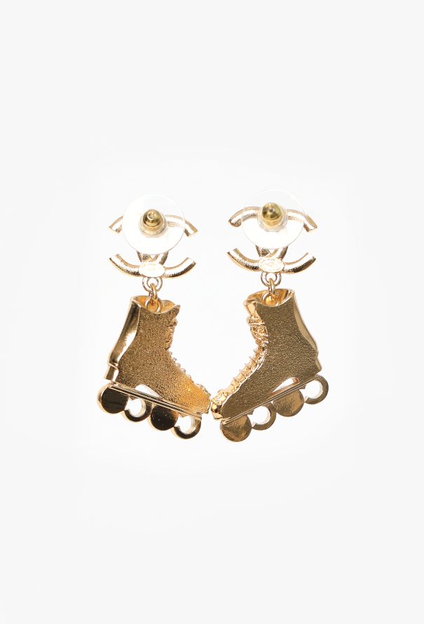 Chanel 2024 'CC' Rollerblade Earrings - 4