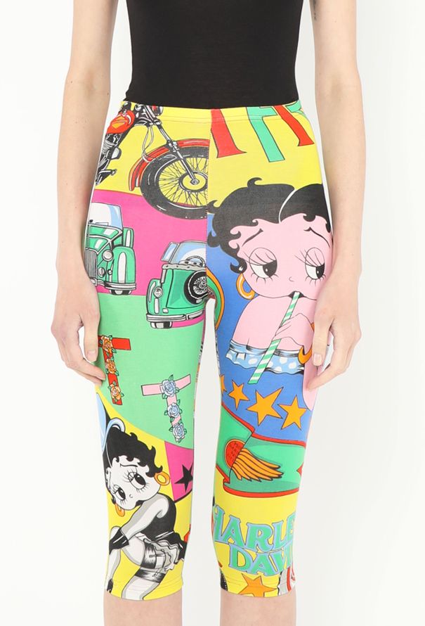 Gianni Versace 1991 Betty Boop Pop Art Capris - 2 Gianni Versace 1991 Betty Boop Pop Art Capris - 2