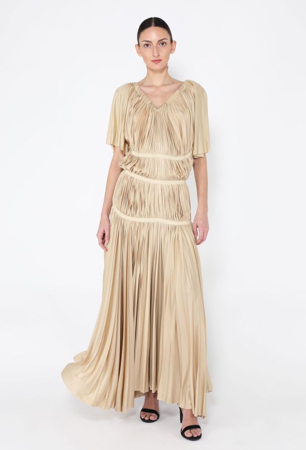 Prada Silk Pleated Gown, F/W 2002 - 1