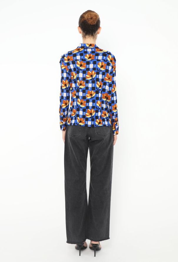 Prada S/S 2017 Mod Graphic Blouse - 5