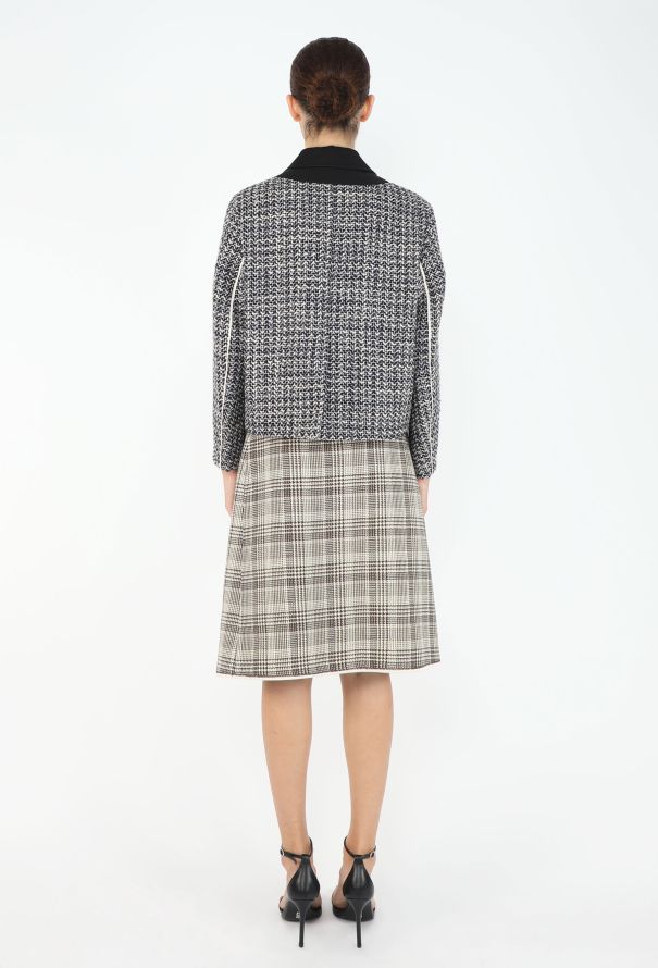 Prada S/S 2016 Patchwork Tweed Ensemble - 8