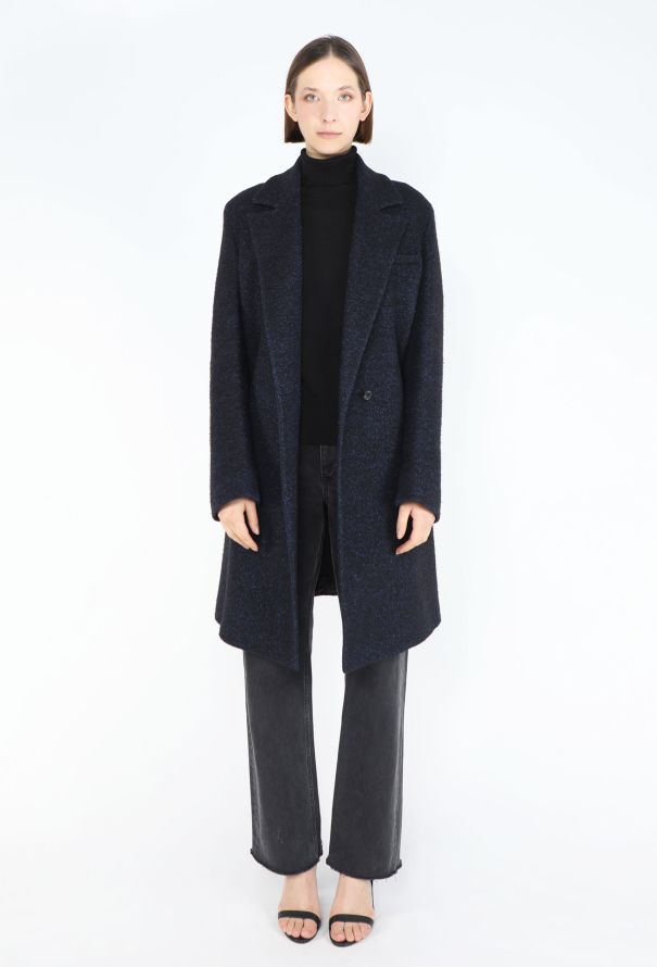 Jil Sander F/W 2008 Notched Bouclé Coat - 3