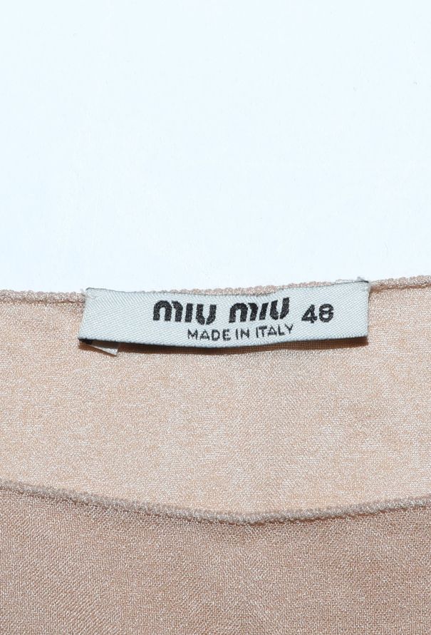 Miu Miu Early 2000s Classic Slip Dress - 5
