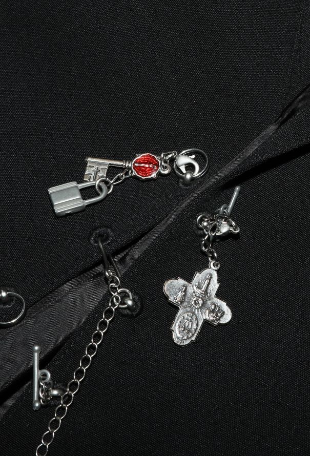 Jean Paul Gaultier RARE Spring 2003 Adorned Shawl Blazer - 9