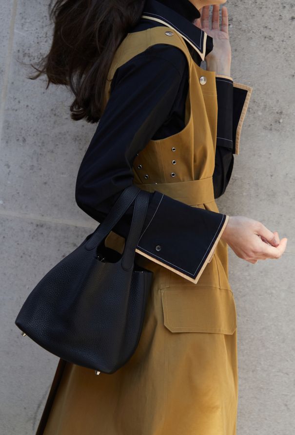 Hermès Black Clemence Picotin Lock 22 - 1