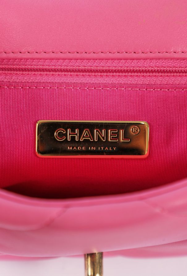 Chanel Pink 19 Medium Flap Bag - 13
