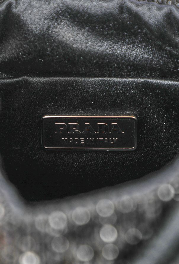 Prada Silk Beaded Evening Bag, 1990s - 11