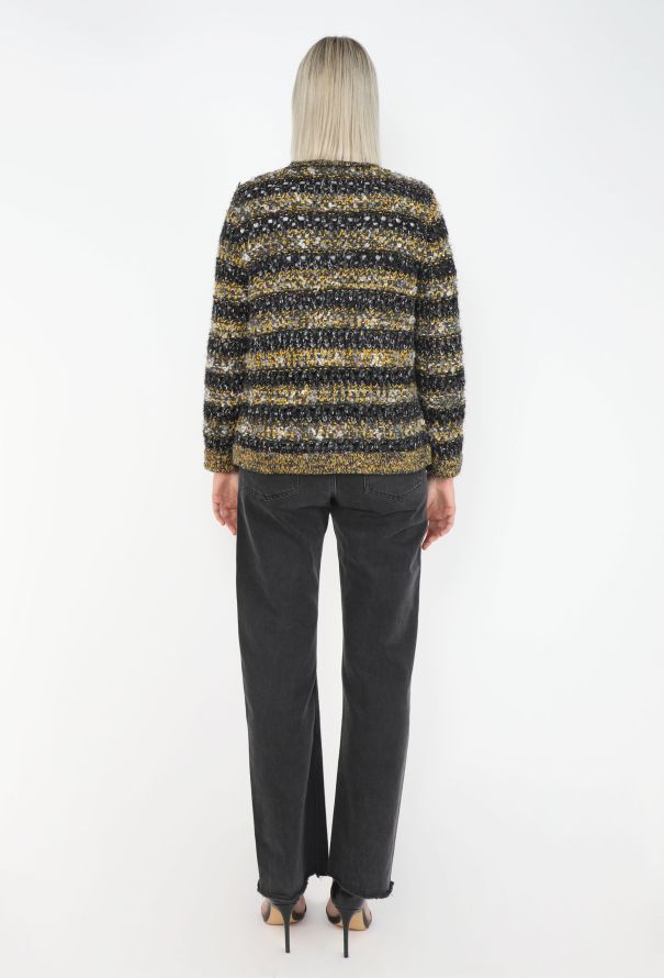 Chanel Striped Tweed Cardigan, 2017 - 7