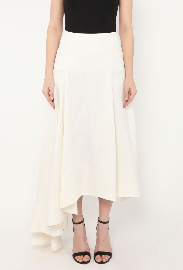 Céline S/S 2014 Asymmetrical Twill Skirt - 3