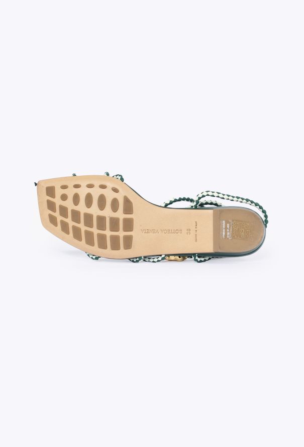 Bottega Veneta Adam Leather Wrap Sandals, 2022 - 5