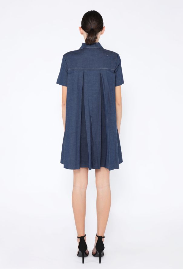 Gucci 2022 Denim Horsebit Mini Dress - 4