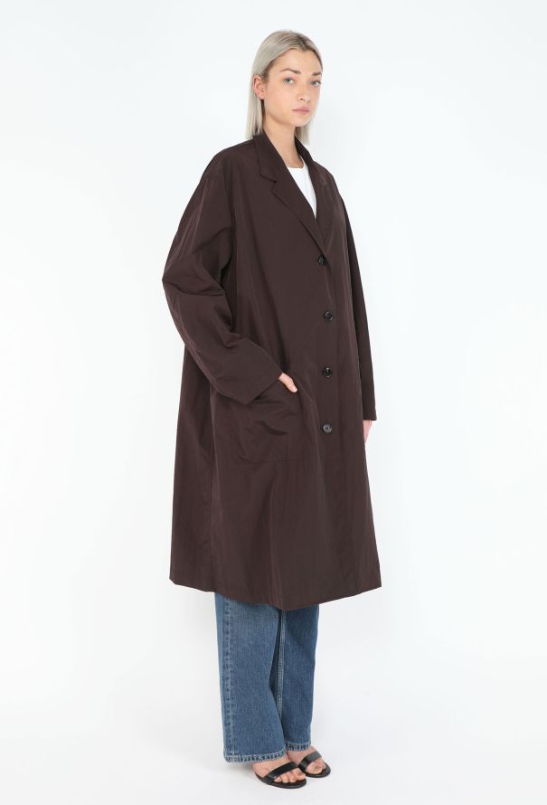 The Row 2025 Adan Nylon Trench Coat - 4