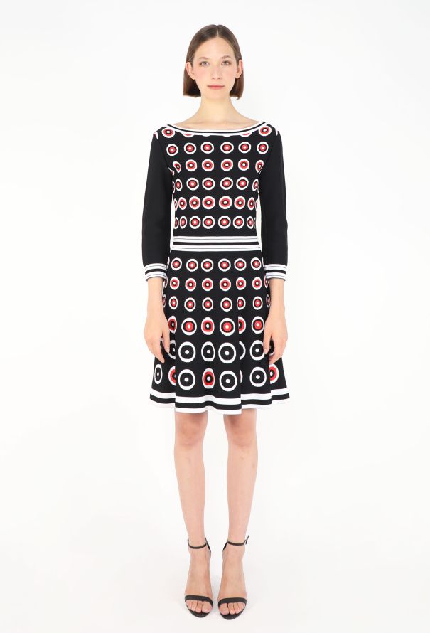 Alaïa S/S 2017 Graphic Mod Skater Dress - 1