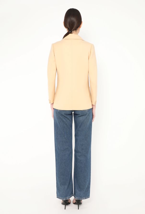 Céline Vintage Notched Twill Blazer - 5