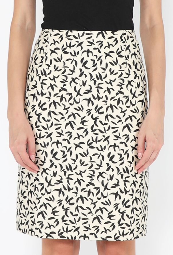Loro Piana Silvia Swallows Printed Skirt, 2024 - 3