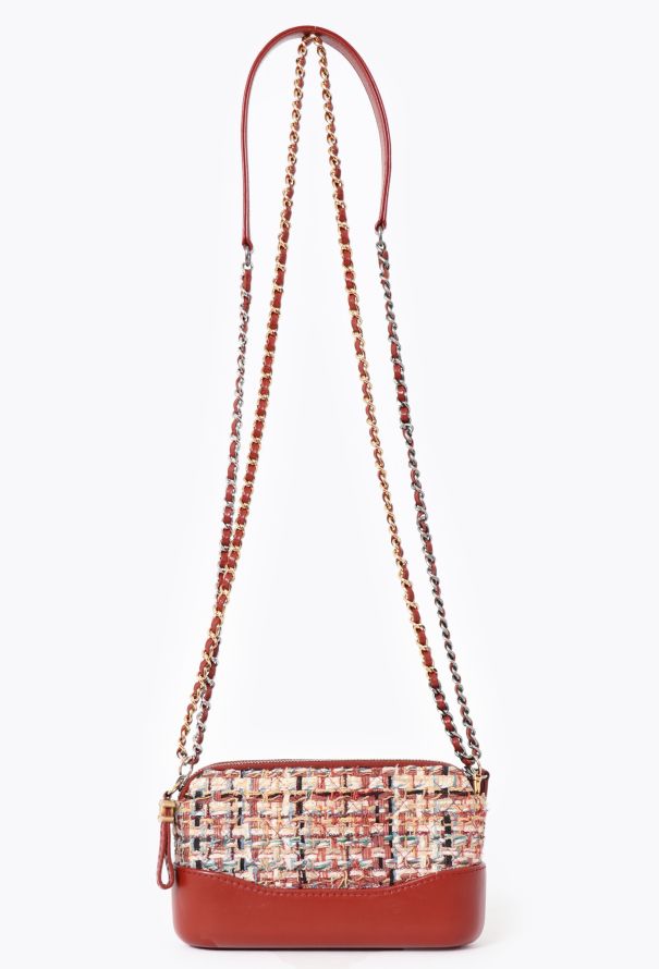Chanel Tweed Gabrielle Clutch With Chain - 2