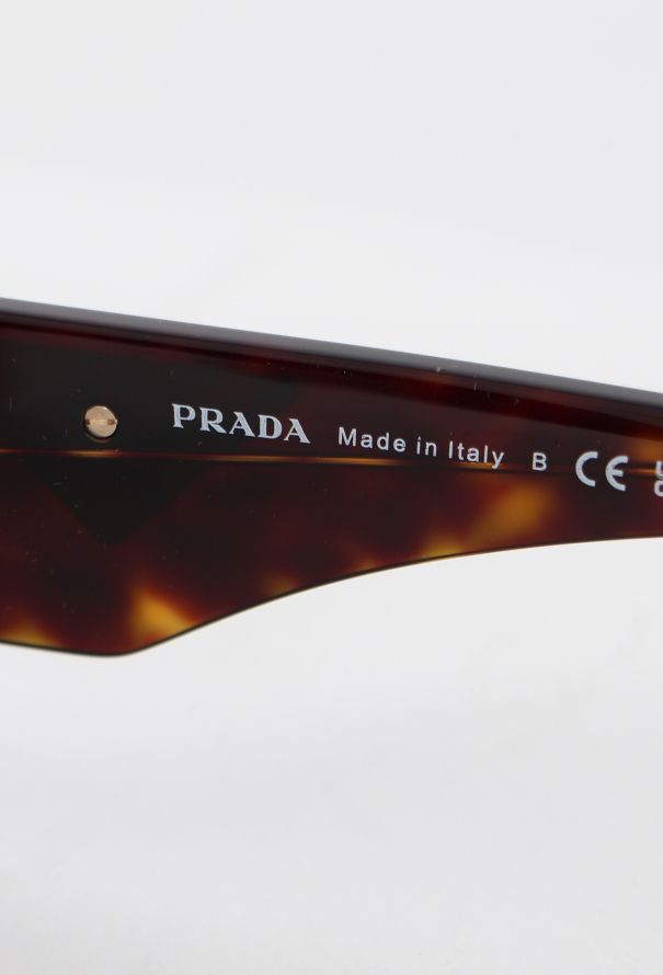 Prada Tortoiseshell Emblem Sunglasses - 7 Prada Tortoiseshell Emblem Sunglasses - 7