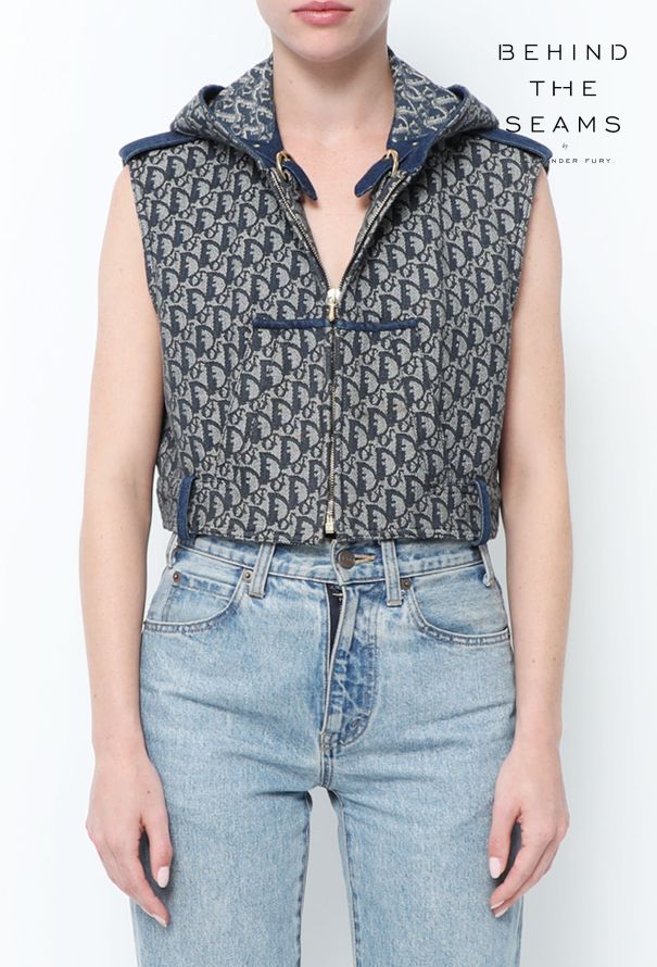 Christian Dior S/S 2000 Diorissimo Hooded Vest - 1