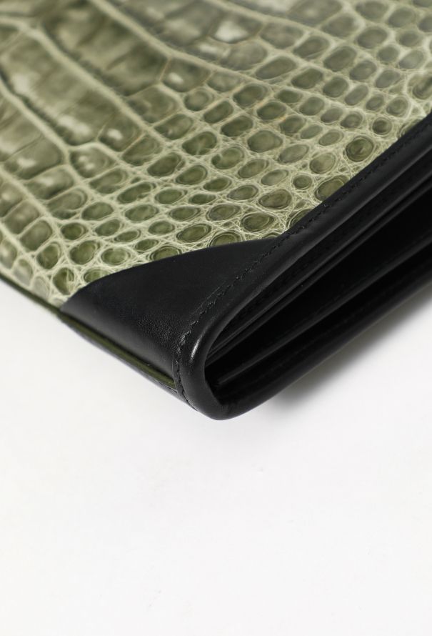 Balenciaga Crocodile Embossed Clutch - 10 Balenciaga Crocodile Embossed Clutch - 10