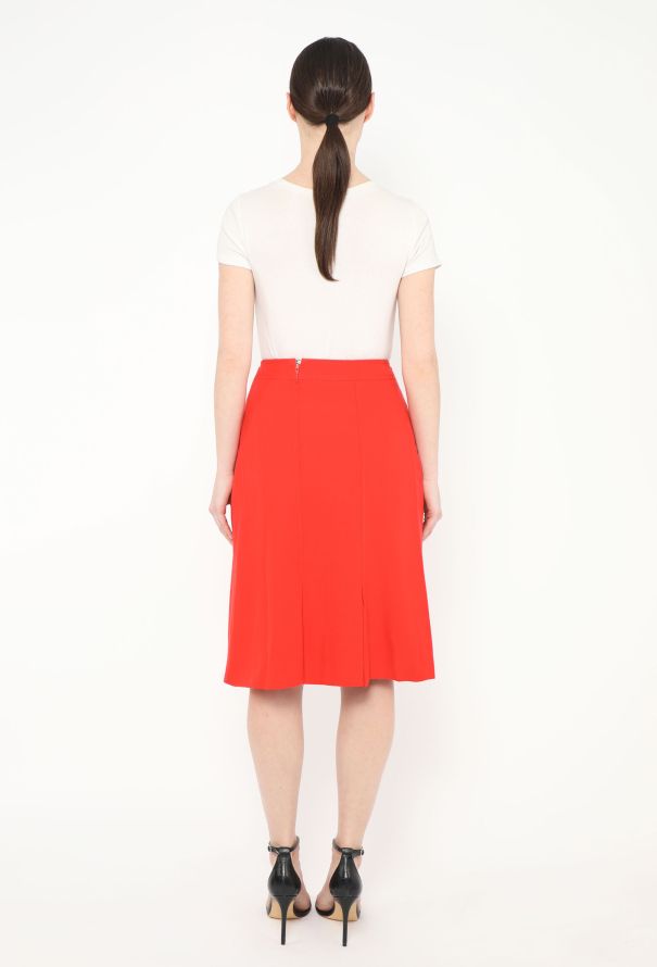 Céline '70s Twill Horsebit Skirt - 4 Céline '70s Twill Horsebit Skirt - 4