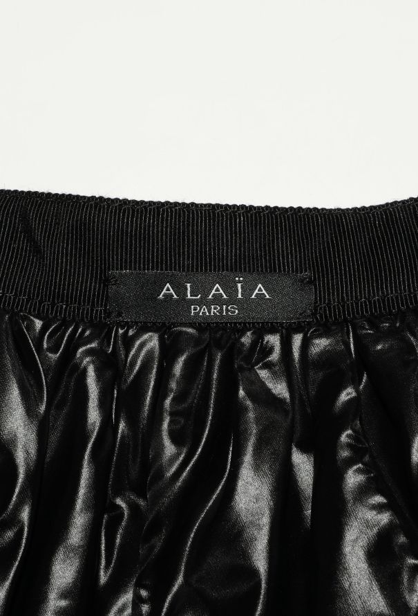 Alaïa S/S 2014 Leather Eyelet Skirt - 6 Alaïa S/S 2014 Leather Eyelet Skirt - 6