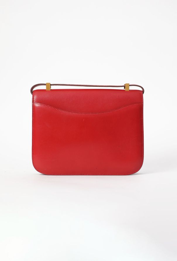 Hermès Vintage Rouge Vif Box Constance 23 - 6