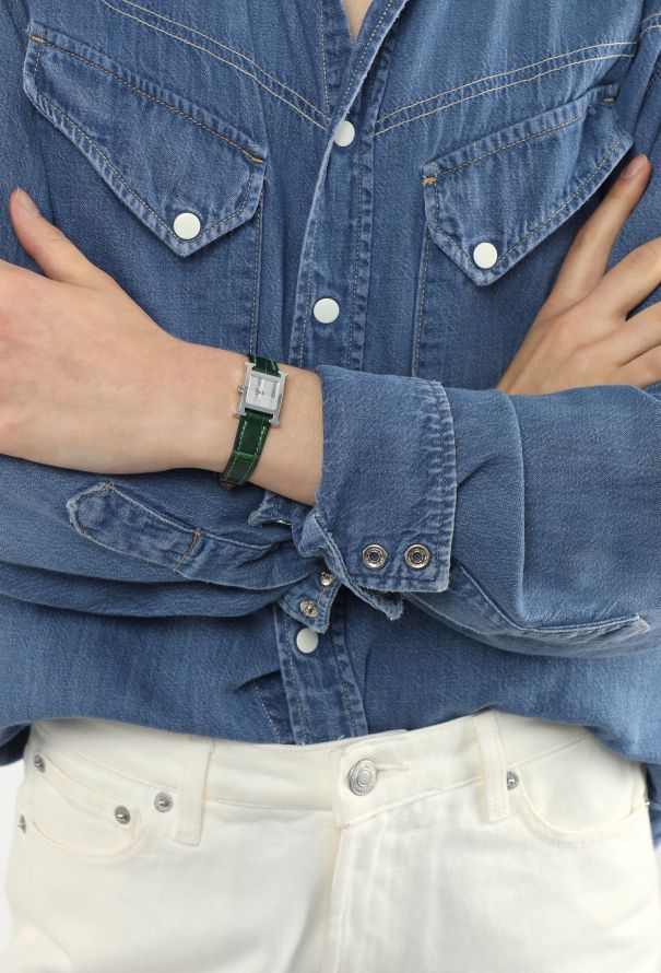 Hermès Mini Heure H Stainless Steel Watch - 2