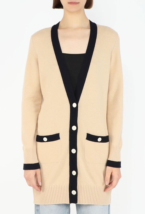Chanel Bicolor Cashmere ‘CC’ Cardigan - 3