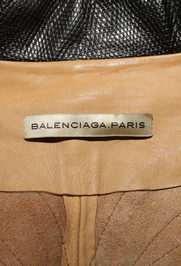 Resort 2010 Scalloped Leather Jacket | Authentic & Vintage