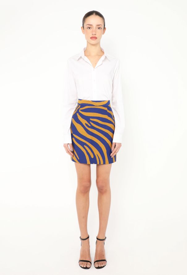 Proenza Schouler S/S 2022 Zebra Twill Skirt - 4 Proenza Schouler S/S 2022 Zebra Twill Skirt - 4