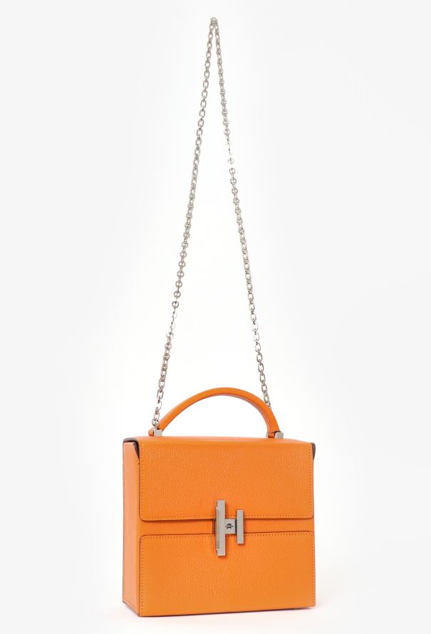Hermès Abricot Chèvre Mysore Cinhetic Bag - 2