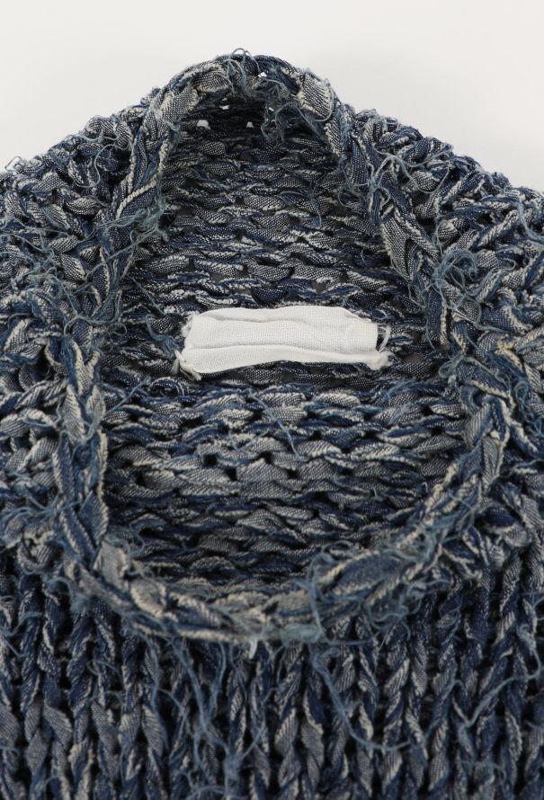 Maison Margiela 1999 Distressed Cableknit Sweater - 4