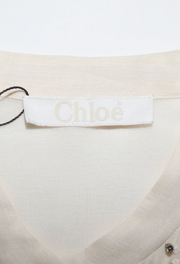 Chloé Georgette Embroidered Blouse - 5 Chloé Georgette Embroidered Blouse - 5