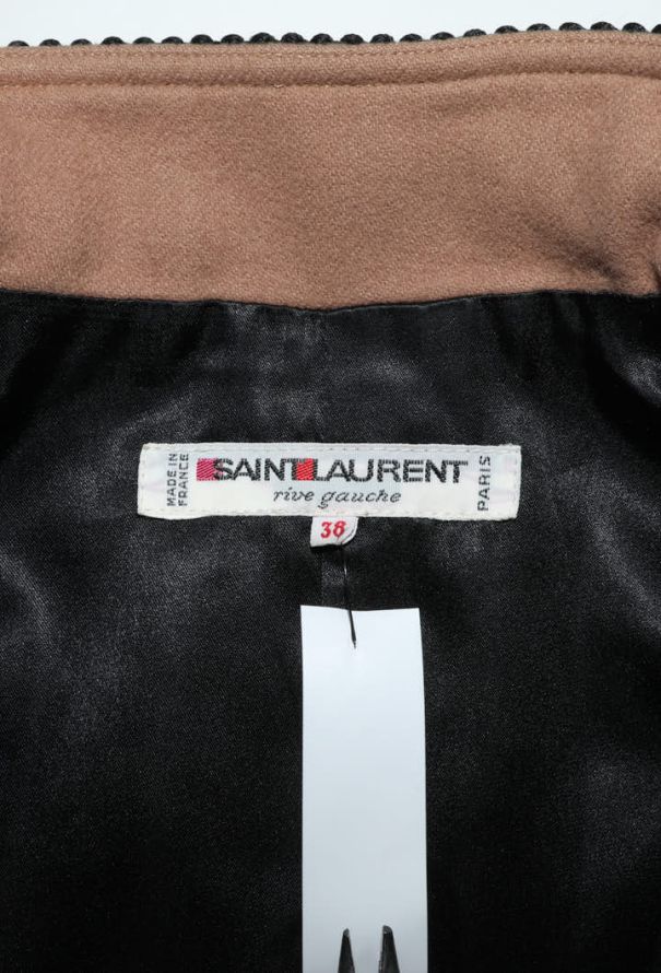 Saint Laurent Braided Trim Toggle Jacket, F/W 1982 - 8