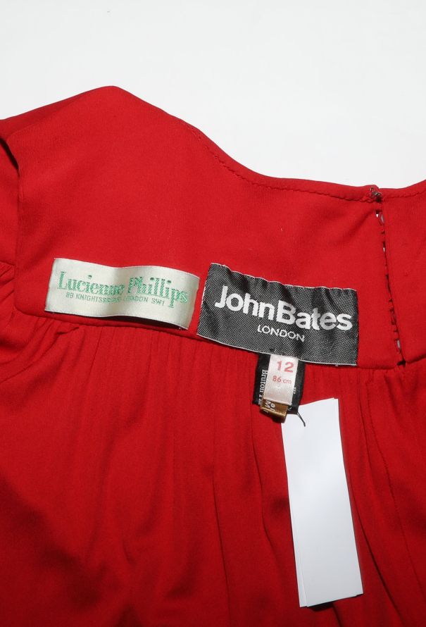 John Bates Draped Harem Dress, 1970s - 8