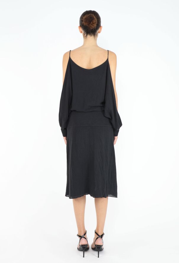 Balenciaga Rare S/S 2000 Layered Batwing Dress - 6
