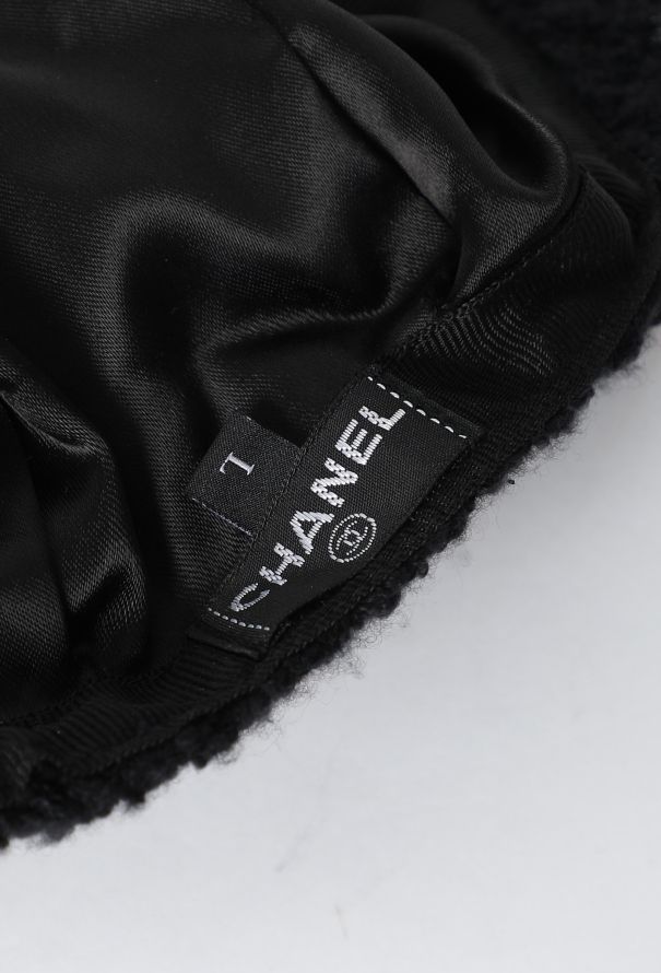 Chanel Tweed Sequin Newsboy Cap - 6