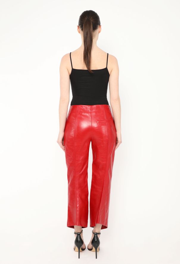Bottega Veneta F/W 2022 Cropped Leather Trousers - 5 Bottega Veneta F/W 2022 Cropped Leather Trousers - 5