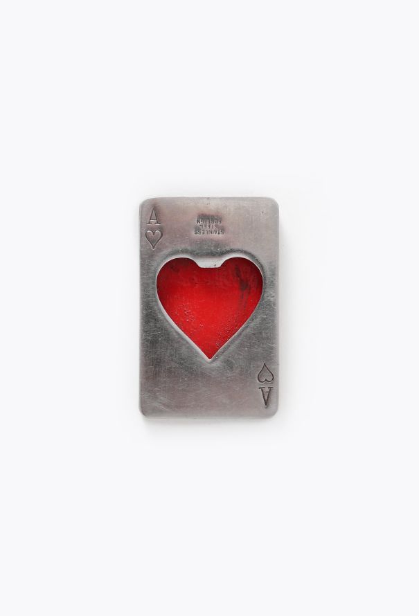 Vintage Objects & Decor Steel Poker Card Bottle Opener - 2 Vintage Objects & Decor Steel Poker Card Bottle Opener - 2