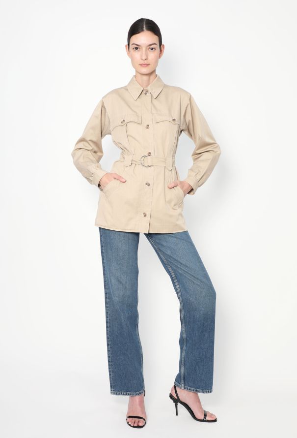 Saint laurent safari jacket store
