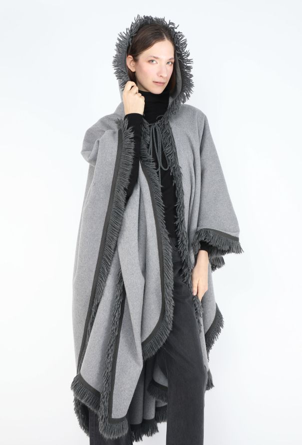 Saint Laurent Collector 1976 Russian Tassel Hooded Cape - 4